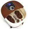 Shiatsu Portable Heated Electric Foot Spa Bath Roller Motorized Massager - Brown