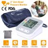 Digital Arm Blood Pressure Monitor LCD Digital Heart Beat BP Gauge Health Test w/Voice - Grey