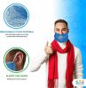 Beard Nets for Men Food Service 100 pack 18'' Blue Beard Hair Nets Food Service Disposable Beard Bib Breathable Leightweight Beard Covers Reusable Nyl