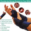 Wrist Support Brace Splint Compression Sleeve Arthritis Carpal Tunnel Hand Sport - Right hand - L/XL