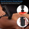 Percussion Massage Gun Rechargeable Deep Tissue Vibration Massager Handheld Leg Body Cordless Massager - US