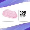 Disposable Hair Cap 21". Pack of 50 Pink Mob Caps. Polypropylene Bouffant Caps with Elastic Stretch Band; Disposable Hair Covers. Disposable Surgical