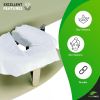 Disposable Face Cradle Covers for Massage Table 12 x 16 Inch. 100 Pack White Viscose & Polyester Massage Face Cradle Cover. Soft and Durable Massage T