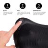 Shiatsu Pillow Massager with Heat Deep Kneading for Shoulder, Neck and Back  - as sohw