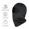 3 Pack Tactical Balaclava Thin Full Face Mask Lightweight Motorcycle Warmer Ski - Black