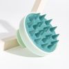 Silicone Shampoo Scalp Hair Massager Head Body Scalp Massage Brush Comb Hair Washing Comb Shower Brush Bath Spa Massage Brush - Green