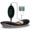 Smart Electric Wire Intelligent Massage Pillow Portable Relaxing Manual Heated High Quality Full Body Waist Massager - Black gold - US