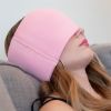 Gel Cold Headache Ice Cap Migraine Relief Cap Stress Relax Pain Head Hot Cold Therapy Cold Pack Eye Mask Ice Hat Massage Tool - China - Pink-Double