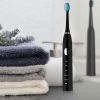 MySonic All Clear Powered Tooth Brush Set - BLACK