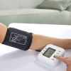 Arm Blood Pressure Monitor with Adjustable Cuff (8.7in-12.6in) Irregular Heartbeat Detector - White