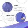 Disposable Gowns. Pack of 10 Blueberry Medical Lab Coats X-Large. 45 gsm SMS Surgical Gowns Non Sterile Unisex Disposable Scrubs with Long Sleeves; Kn