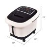 Foot Spa Bath Massager with Heat Vibration and Tempreture and Time Setting - as show