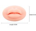 Microblading Reusable 5D Silicone Practice Lips Skin European Solid lip block For PMU Beginner Training Tattoo Permanent Makeup - White Skin