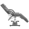 Beauty Treatment Chair Faux Leather Gray 70.9"x24.4"x30.7" - Gray