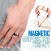 Creativity Blood Sugar Control Ring Magnetic Health Ring Adjustable Healthy Blood Sugar Meter Assist Fitness Lose Weight Tool - rose gold