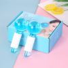 2Pcs/Box Beauty Ice Therapy Face Massage Ball Cool Compress Globes Hockey Facial Massager Crystal Glasses Ball Skin Care Tools - Blue