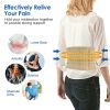 Decompression Back Belt Lumbar Spine Support Lower Back Air Traction Device with Hand Pump Extension Pad for Men Women Pain Relief Fit For All Waist -