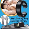 Creativity Blood Sugar Control Ring Magnetic Health Ring Adjustable Healthy Blood Sugar Meter Assist Fitness Lose Weight Tool - black