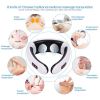 Electric Cervical Pulse Neck Massager Back Shoulder Muscle Relax Magnetic Therapy Pain Relief Tool Health Care - White