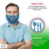 Blue Beard Covers for Men 18"; 100 Pack of Polypropylene Beard Cover Protector; Beard Guard; Blue Net Protector; Reusable Beard Nets For Men Food Serv