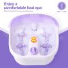 4 Rollers Bubble Heating Foot Spa Massager - 300 W