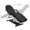 Massage Table Black 70.9"x24.4"x(34.3"-44.1") - Black