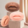 Microblading Reusable 5D Silicone Practice Lips Skin European Solid lip block For PMU Beginner Training Tattoo Permanent Makeup - Transparent Skin