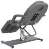 Beauty Treatment Chair Faux Leather Gray 70.9"x24.4"x30.7" - Gray