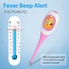 Oral Thermometer Body Thermometer Oral Rectal Underarm Temperature Thermometer - Pink