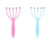 1pc Five-Claw Head Massager; 7.08*3.34in; Portable Head Massage Tool For Pressure Relief - Pink