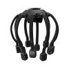 Electric Head Massager Octopus Scalp Massager With BT Music Vibration Relax And Relieve Stress Improve Sleep - Black