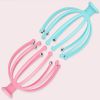 1pc Octopus Head Massager; Scalp Massage Claw; Soul Extractor; Head Scratching Meridian Dredging Artifact - Blue-1pcs+Pink-1pcs