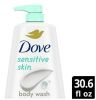 Dove Sensitive Skin Long Lasting Gentle Hypoallergenic Body Wash, 30.6 fl oz - Dove