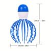 1pc Rechargeable Octopus Scalp Massager for Stress Relief and Kneading - Electric Vibrating Scalp Massager for Deep Tissue Relaxation - Blue