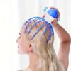 1pc Rechargeable Octopus Scalp Massager for Stress Relief and Kneading - Electric Vibrating Scalp Massager for Deep Tissue Relaxation - Blue