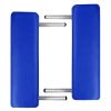 Blue Foldable Massage Table 2 Zones with Aluminum Frame - Blue