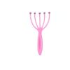 1pc Five-Claw Head Massager; 7.08*3.34in; Portable Head Massage Tool For Pressure Relief - Blue+Pink