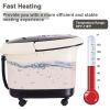 Foot Spa Bath Massager with Heat Vibration and Tempreture and Time Setting - as show