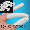 500 Pcs Disposable Latex Finger Cots Fingertips Protective Rubber Finger Cots, White - Default