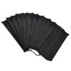 Respir-Shield‚Ñ¢ 50PCS - 3 PLY Black Non-Medical Disposable Face Masks;  Comfortable Elastic Ear loops Face Masks;  Breathable for Daily Protection Ai