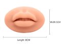 Microblading Reusable 5D Silicone Practice Lips Skin European Solid lip block For PMU Beginner Training Tattoo Permanent Makeup - Yellow Skin