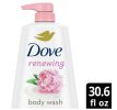 Dove Renewing Liquid Body Wash with Pump Peony and Rose Oil, 30.6 oz - Dove