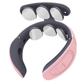 Home Portable Six-head Cervical Massager (Color: Pink)